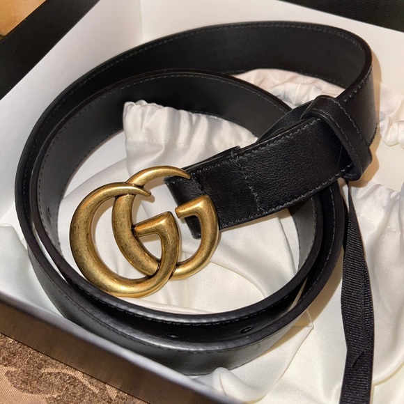 Black Gucci Belt, EU:90 US: 30/32 - Picture 3 of 5